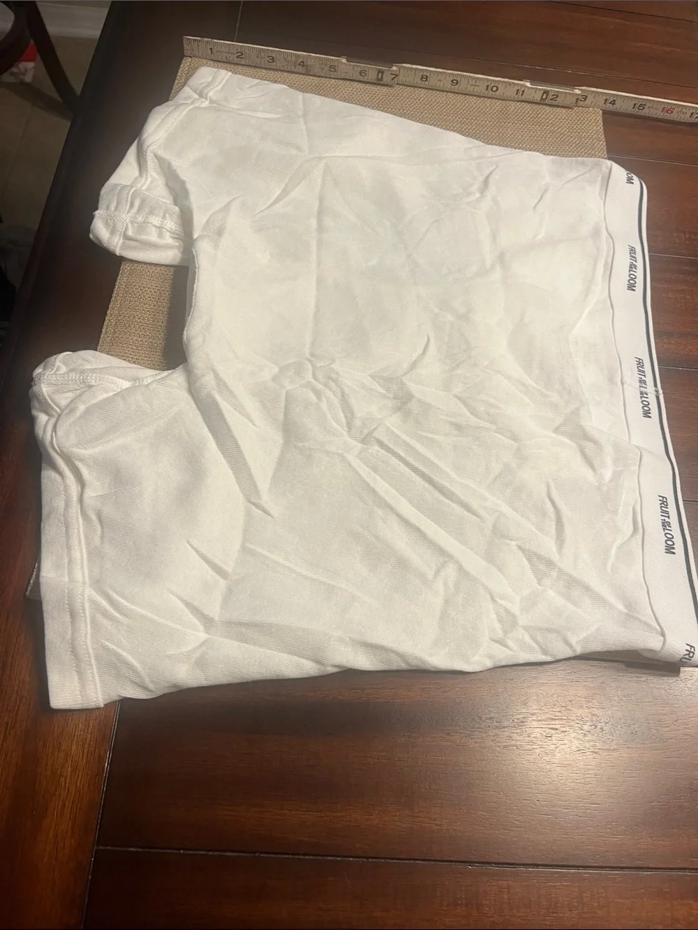 Bundle this .72.. fruit of the Loom Men's White Boxer Briefs large